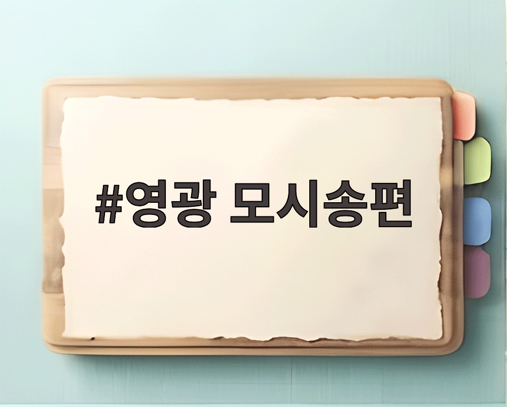 영광 모시송편