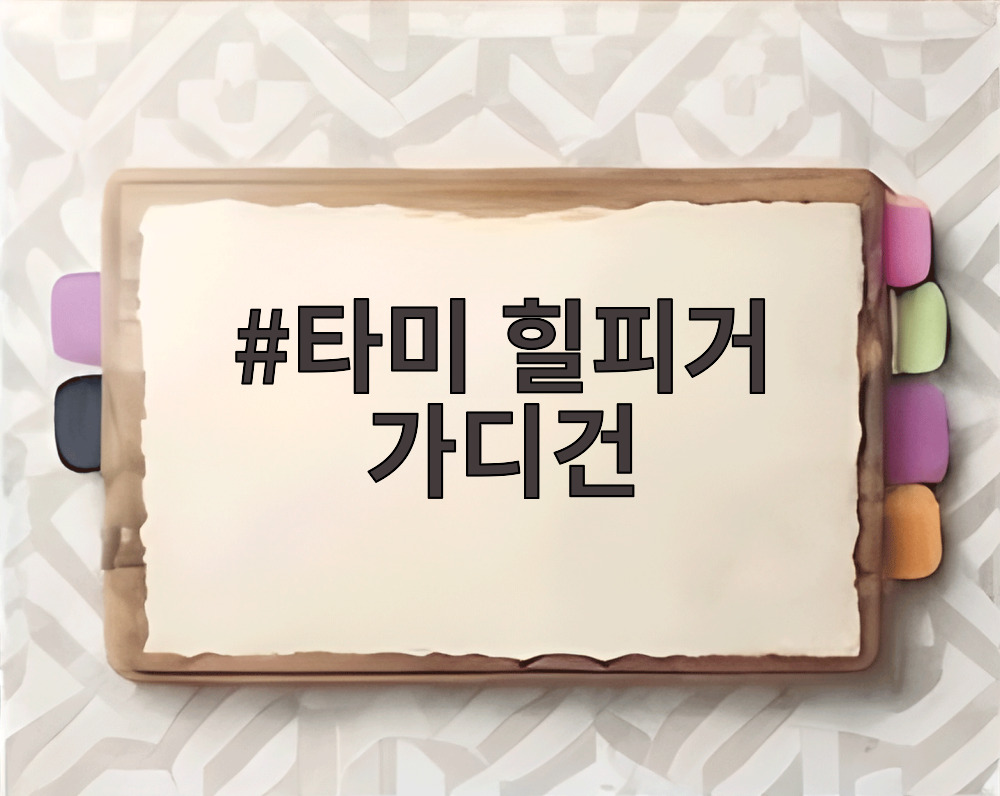 타미 힐피거 가디건