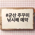 군산 주꾸미 낚시배 예약