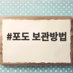 포도 보관방법