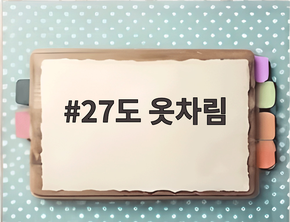 27도 옷차림