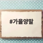 가을양말 고르는 법과 아이 추천 가을양말