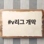 v리그 개막