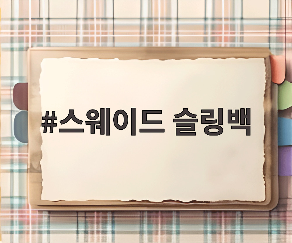 스웨이드 슬링백