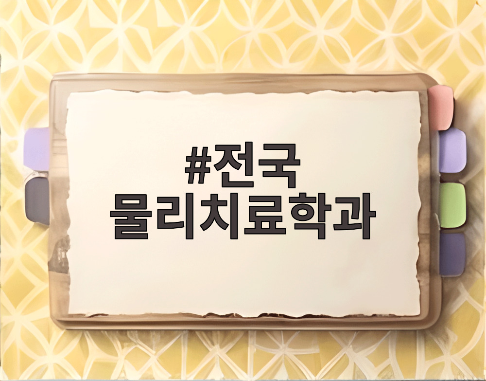 전국 물리치료학과