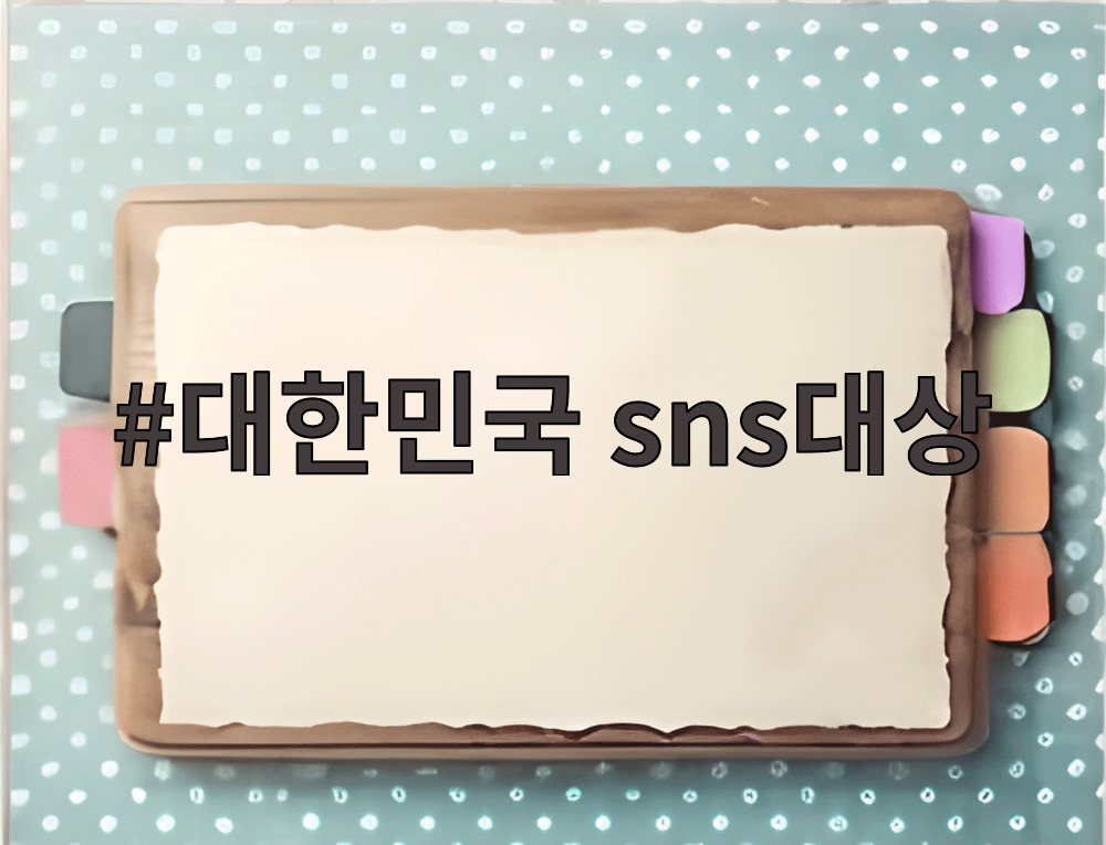대한민국 sns대상