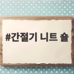 간절기 니트 숄