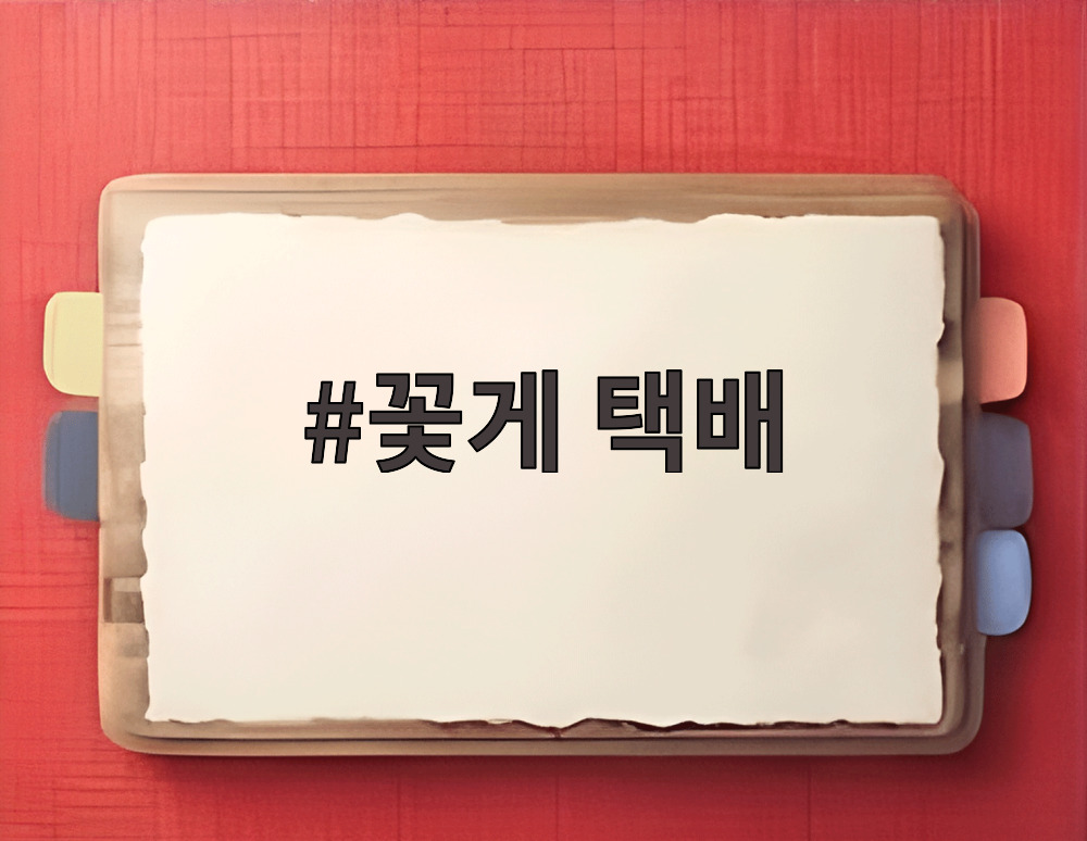 꽃게 택배
