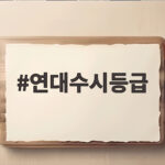 연대수시등급