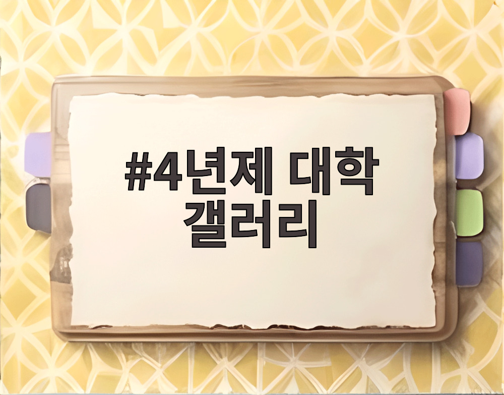 4년제 대학 갤러리