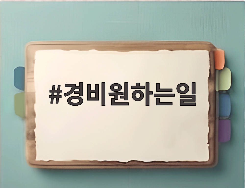경비원하는일