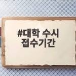 2027 대학 수시 접수기간 일정과 마감 시간 총정리 대학 수시 접수기간