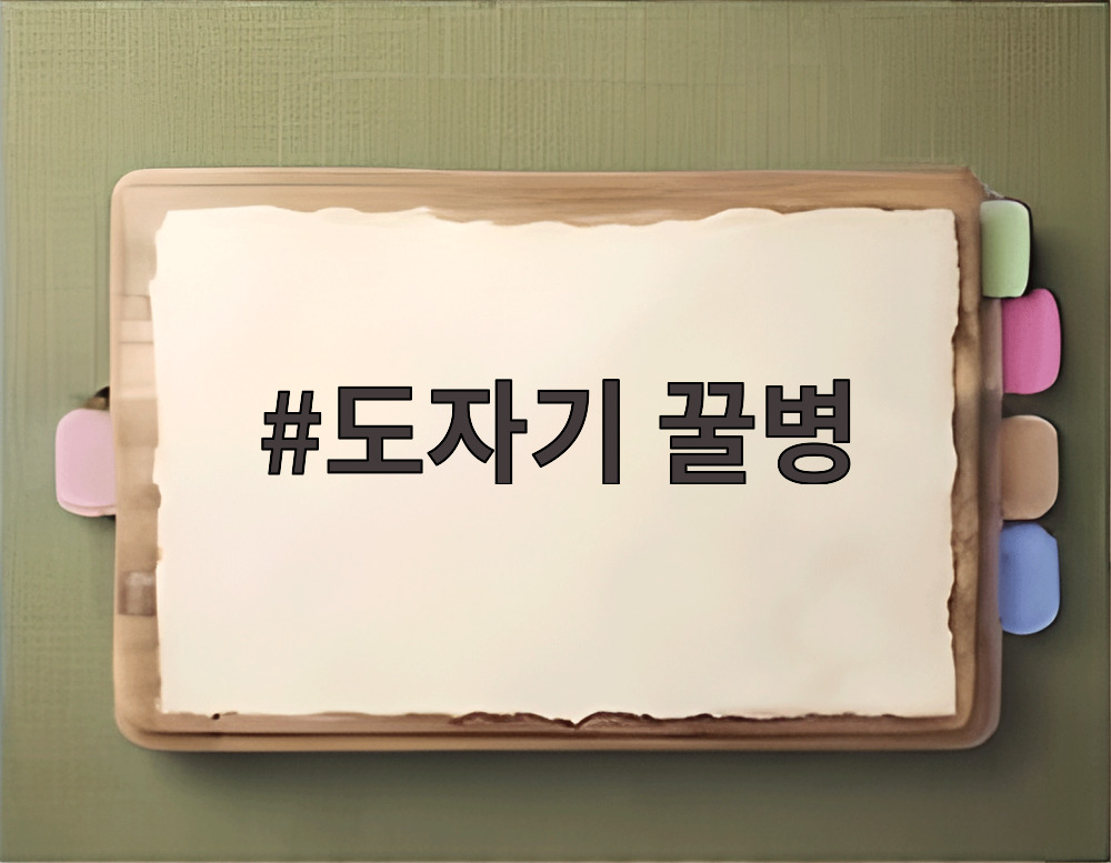 도자기 꿀병