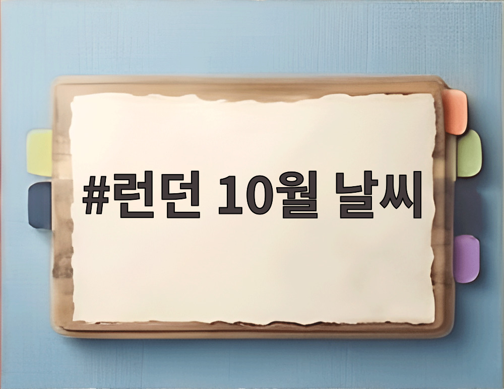 런던 10월 날씨
