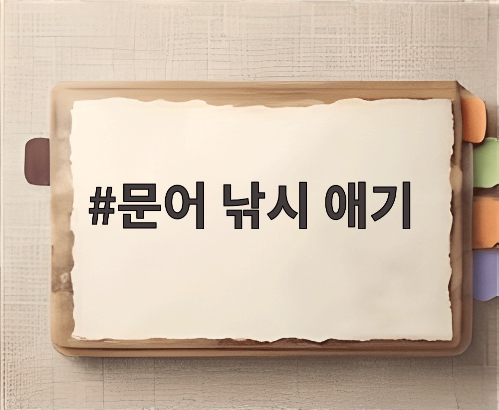 문어 낚시 애기