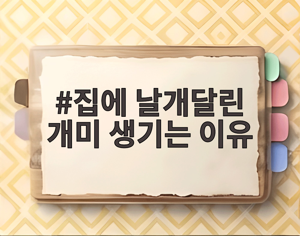 집에 날개달린 개미 생기는 이유