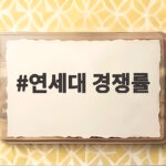 연세대 경쟁률 정시 수시 총정리 연세대 경쟁률