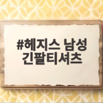 헤지스 남성 긴팔티셔츠 고르는 법 헤지스 남성 긴팔티셔츠