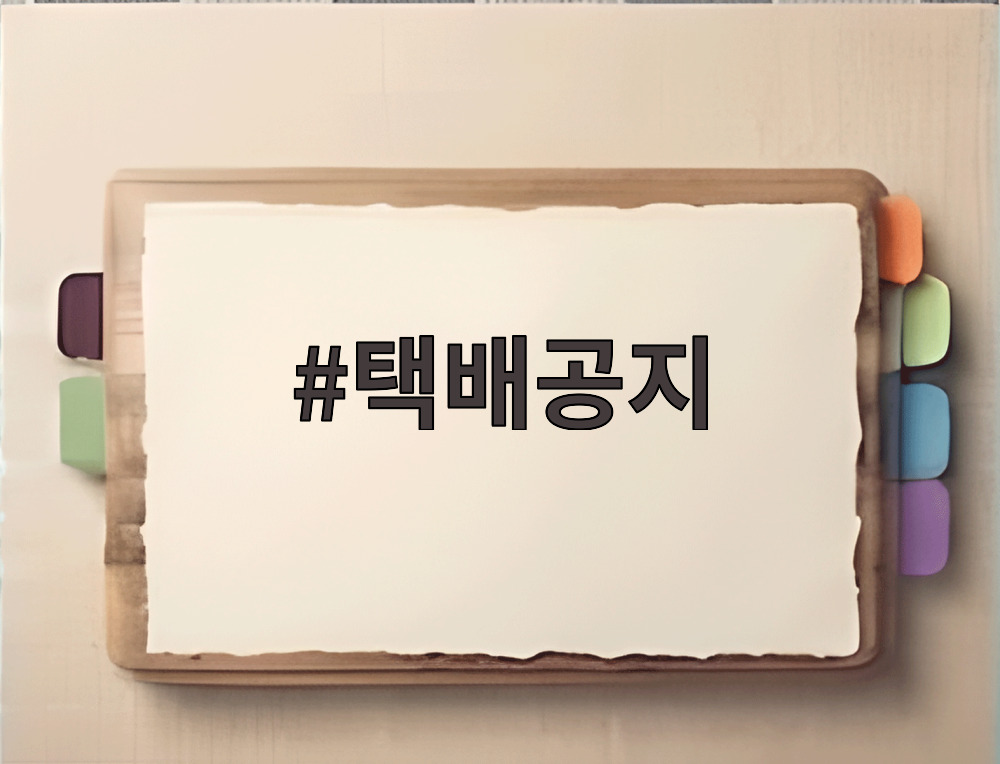 택배공지