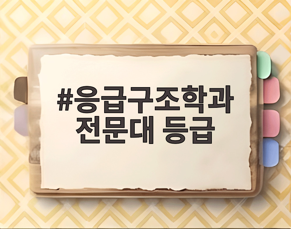 응급구조학과 전문대 등급