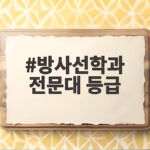 방사선학과 전문대 등급 현실과 지원 전략 방사선학과 전문대 등급