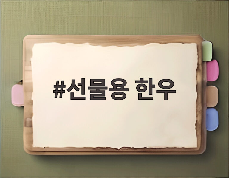 선물용 한우