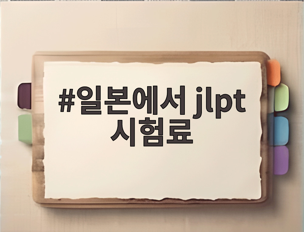 일본에서 jlpt 시험료