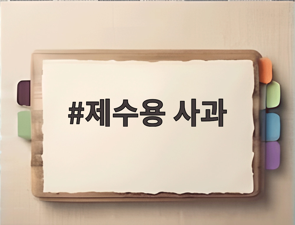 제수용 사과