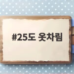 25도 옷차림