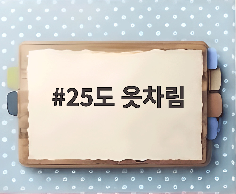 25도 옷차림