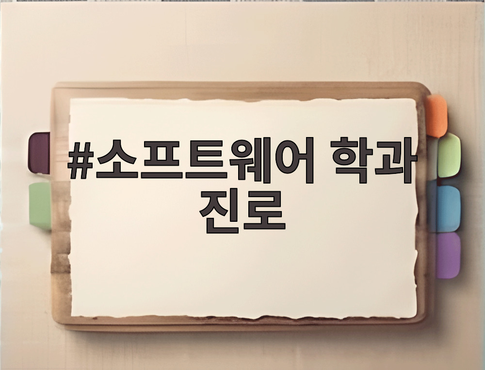 소프트웨어 학과 진로