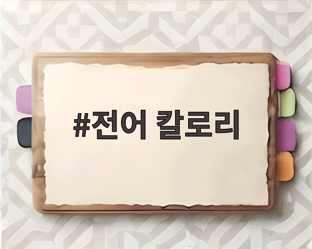 전어 칼로리
