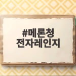 메론청 전자레인지