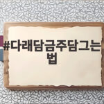 다래담금주담그는법