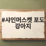 강아지 샤인머스켓 급여 위험성과 중독 대처법 샤인머스켓 포도 강아지