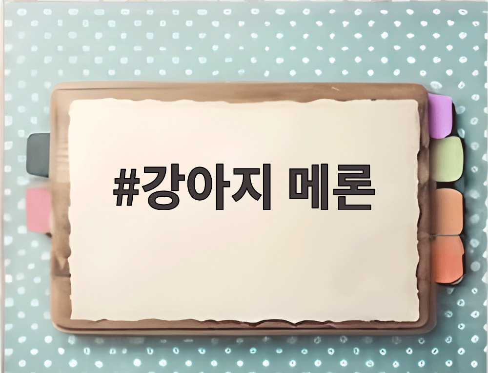 강아지 메론