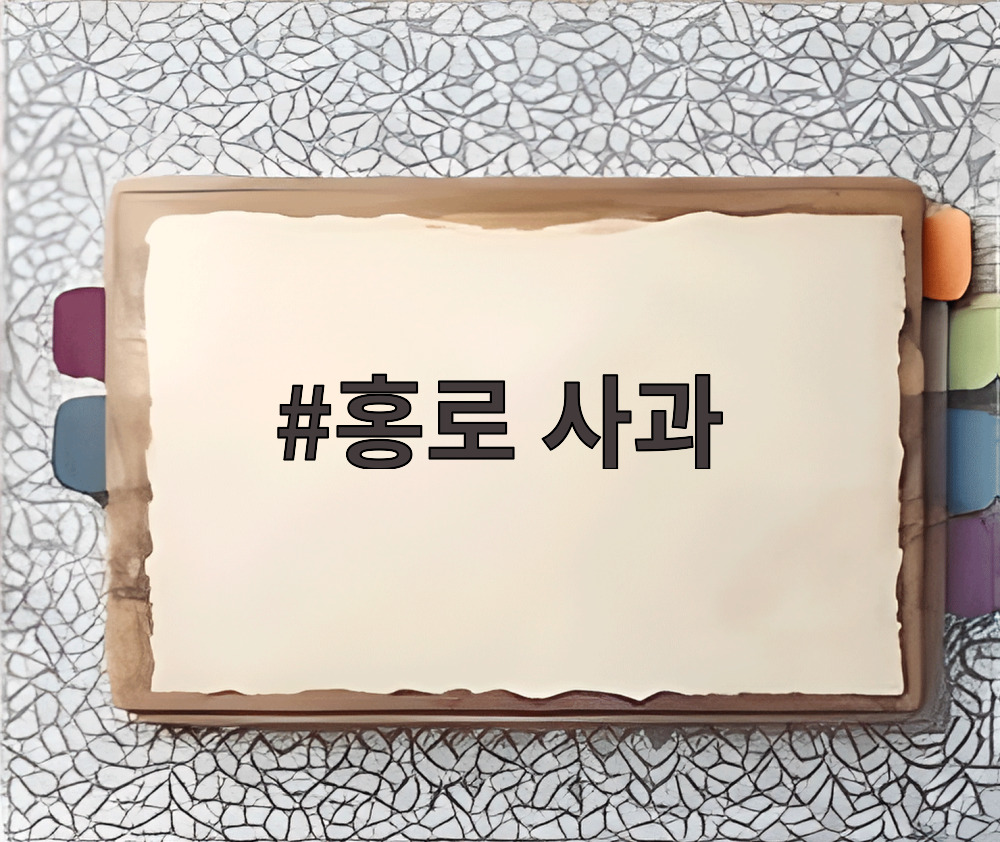 홍로 사과