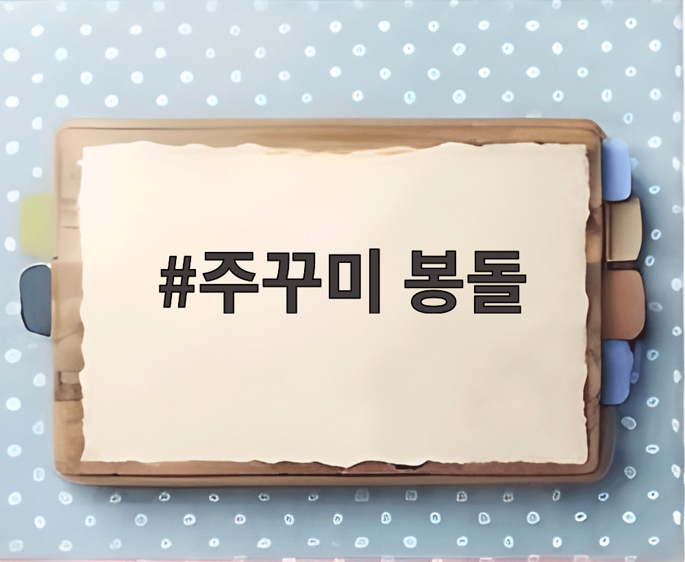 주꾸미 봉돌