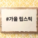 가을 립스틱 퍼스널컬러별 컬러 고르는 방법과 실제 발색 경험담 가을 립스틱