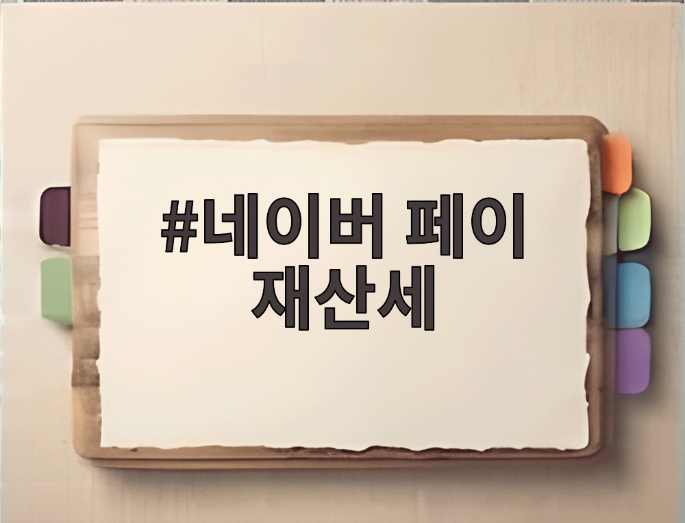네이버 페이 재산세