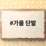 가을 단발 고민된다면 레이어드와 C컬로 분위기 있게 가을 단발