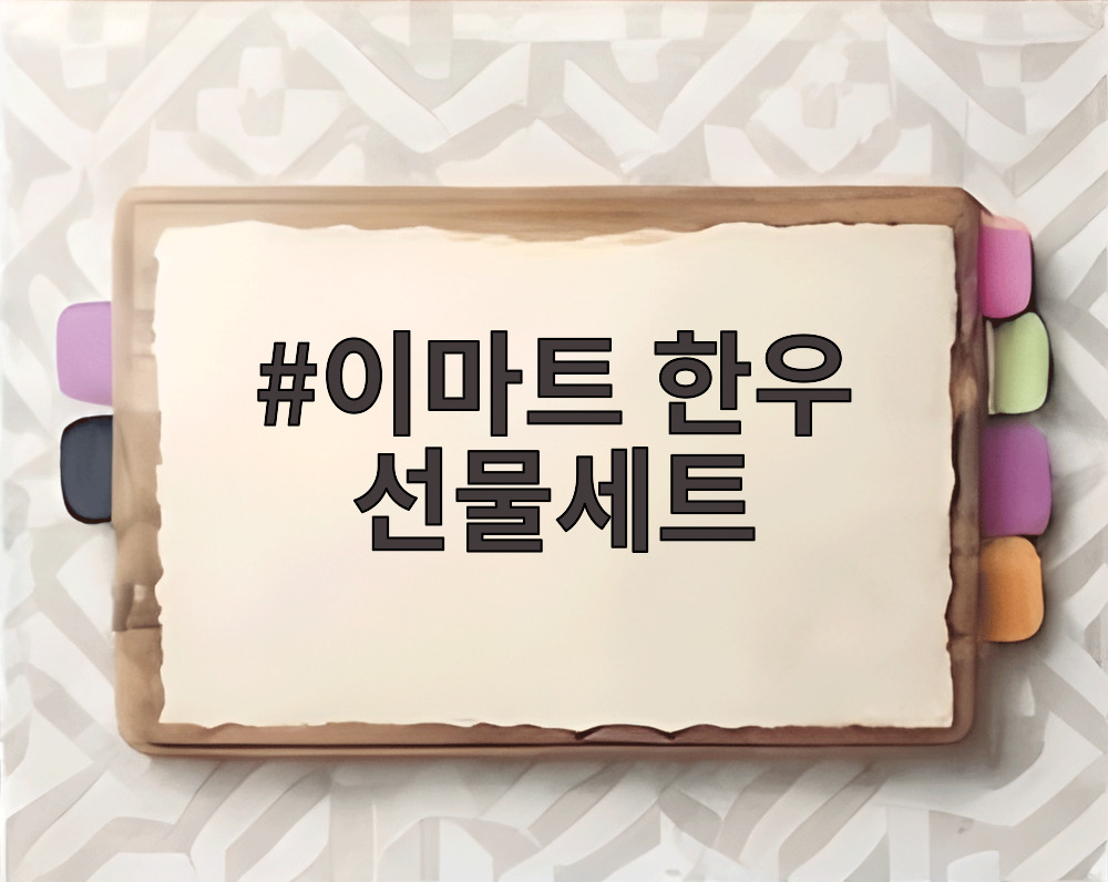 이마트 한우 선물세트