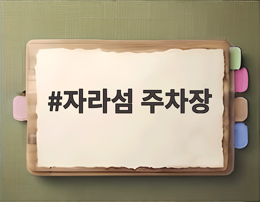자라섬 주차장