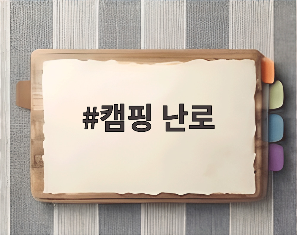 캠핑 난로
