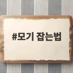 모기 잡는법