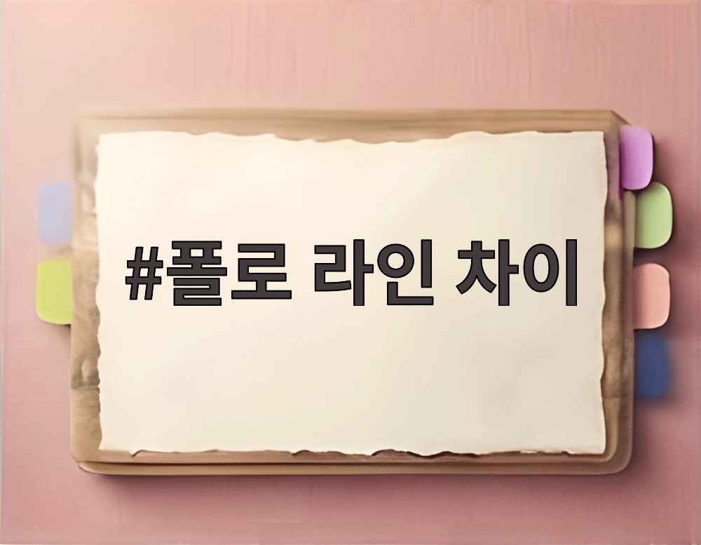 폴로 라인 차이