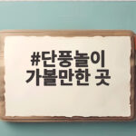 단풍놀이 가볼만한 곳 절정 시기와 예약 꿀팁까지 한번에 확인하세요 단풍놀이 가볼만한 곳