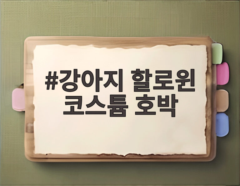 강아지 할로윈 코스튬 호박