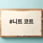 니트 코트 가을에 입으면 이렇게 달라요 지금 바로 확인 니트 코트