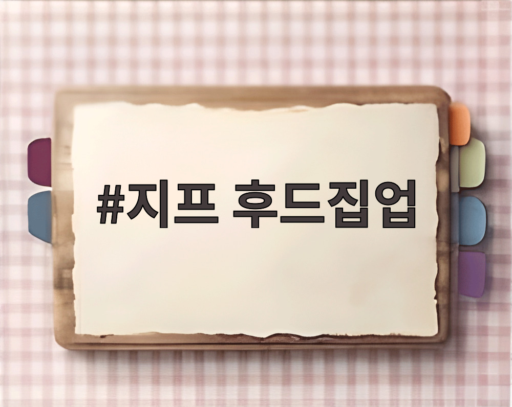 지프 후드집업